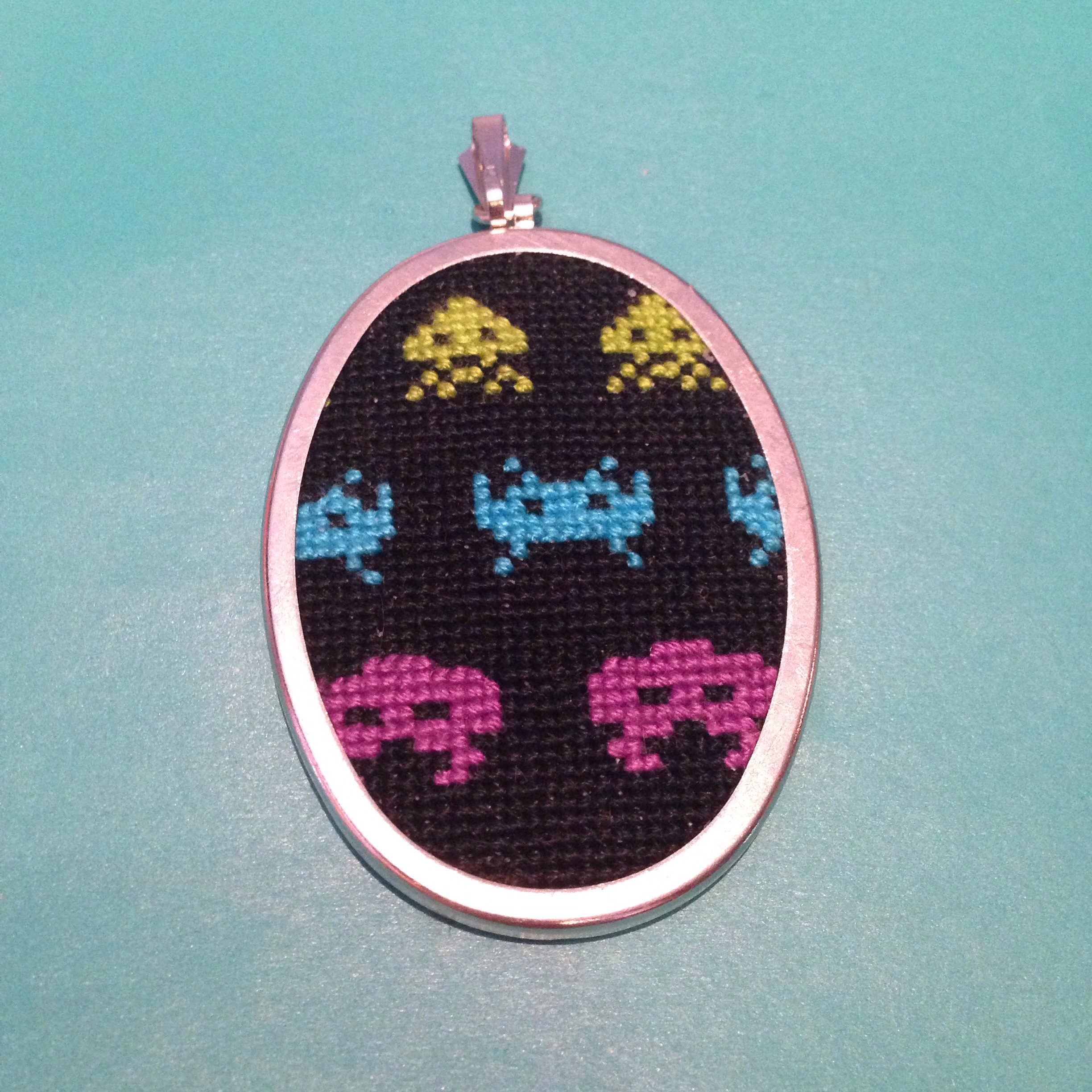 Space Invaders Pendant